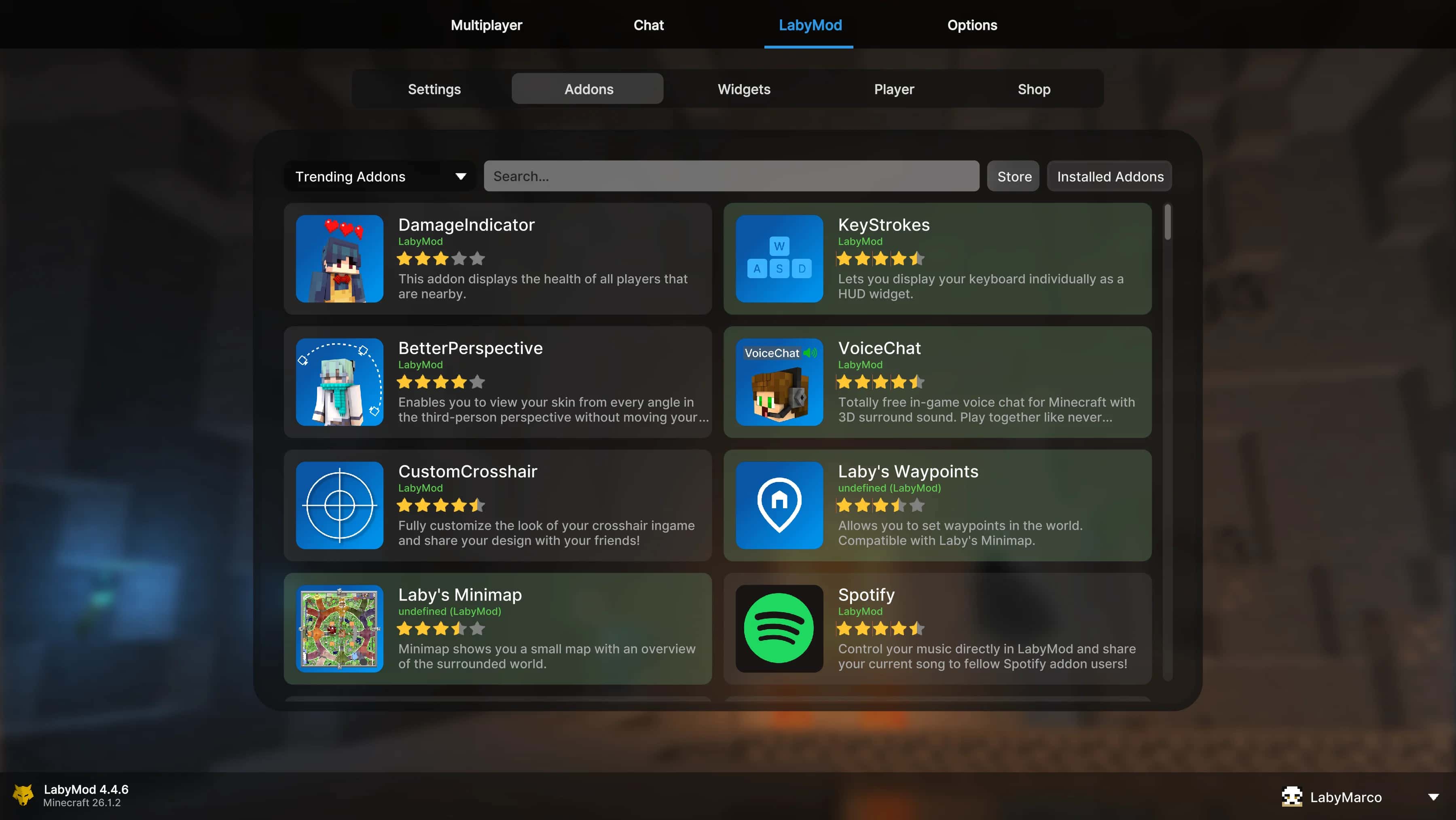 LabyMod Addons Screenshot (fancy)